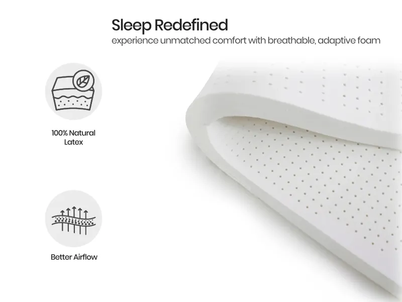 Rio King bed with Latex Mattress and Top Load Washing Machine